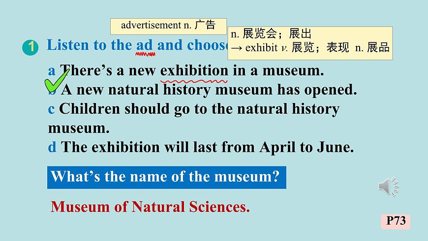 Unit 5 Developing ideas Listening and speaking 课件2024-2025学年外研版英语七年级下册第5页