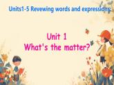 初中英語人教版（2024）八年級下冊Review of Units 1-5 復(fù)習(xí)課件