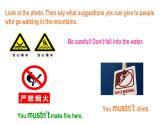 《Module 4 Rules and suggestions Unit 1 You must be careful of falling stones.》課件 2024年外研版英語九年級下冊