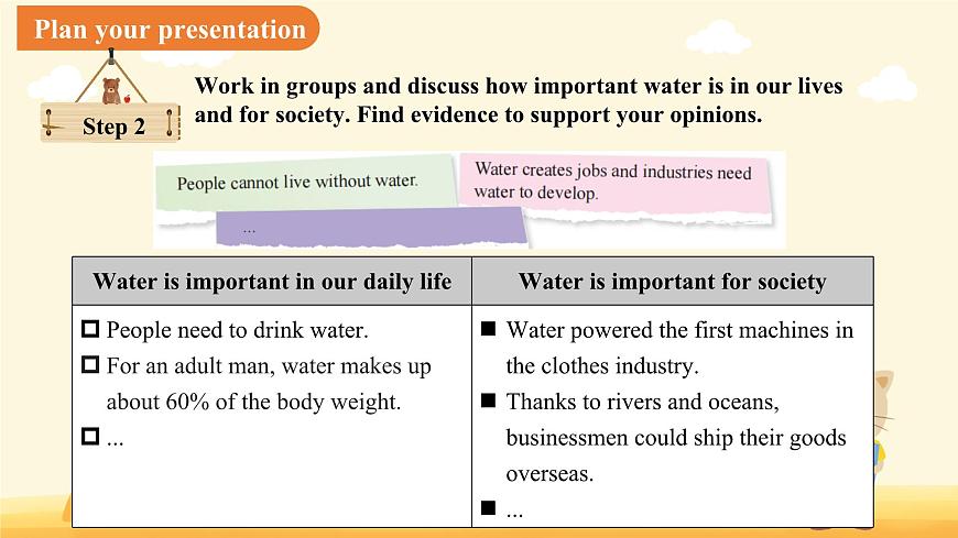 Unit 5 Water is life第8课时 Project 课件 英语沪教版（2024）七年级下册第7页