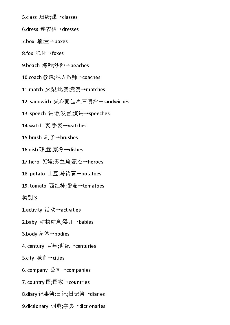 2025年中考英语词汇总复习学案第2页