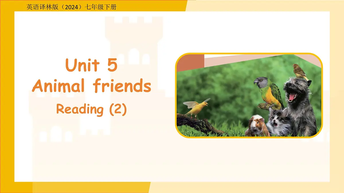 Unit 5 Animal friends（Reading 2）课件 英语译林版（2024）七年级下册第1页