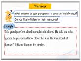 Unit 5 Memories  Lesson 14  Grandpa's Memories（課件）- 2024-2025學(xué)年八年級(jí)英語(yǔ)下冊(cè)（北師大版）