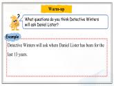 Unit 6 Detectives  Lesson 17 A Detective Story (II)（課件）- 2024-2025學(xué)年八年級英語下冊（北師大版）