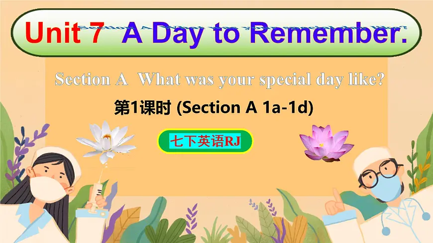 Unit 7 A Day to Remember 课时1-2 Section A（1a-Pronunciation 3) 课件 2024-2025学年英语人教版7年级下册第2页