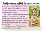 Unit 1 A trip to the Silk Road Lesson 6 Marco Polo and the Silk Road 課件 英語冀教版（2024）七年級下冊