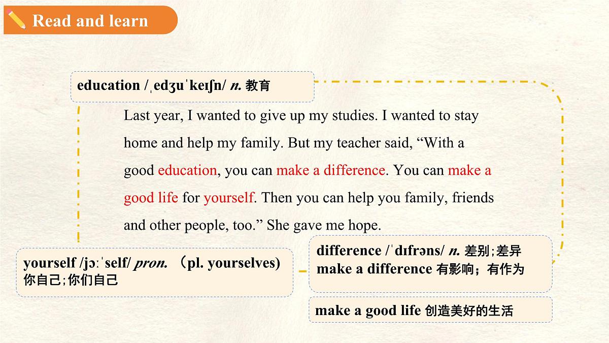 Unit 2 Lesson 3 Making a difference课件 英语冀教版（2024）七年级下册第8页