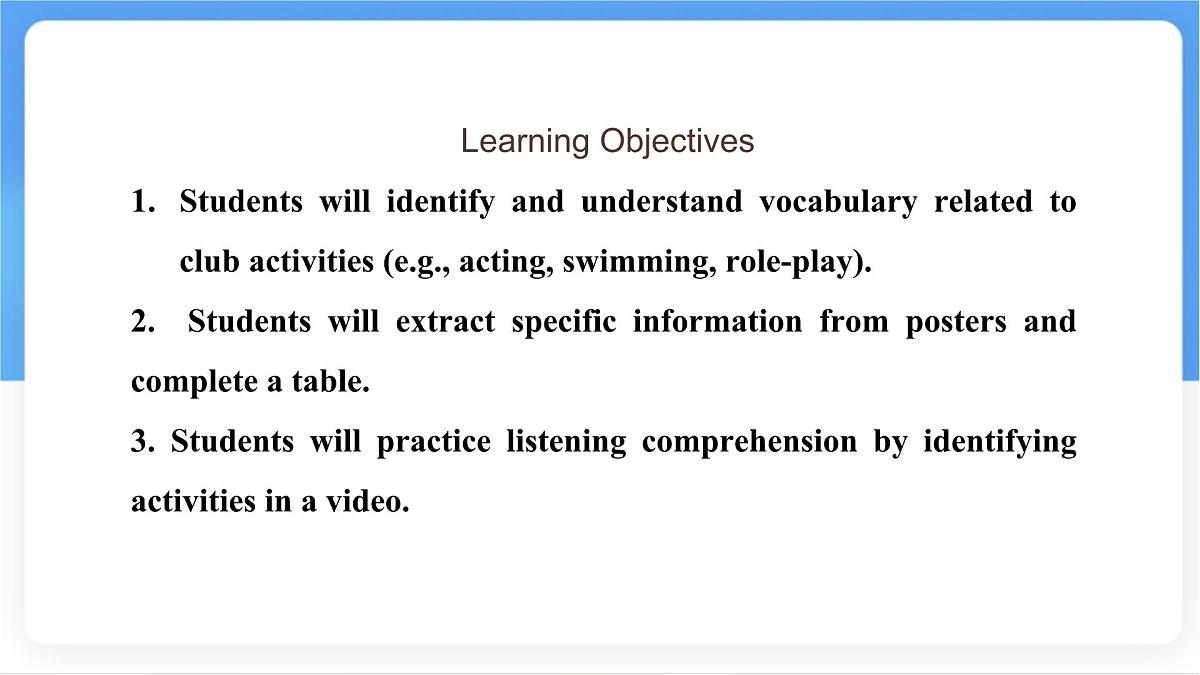 Unit 3 After-school activities Lesson 4 Join us!课件- 英语冀教版（2024）七年级下册第2页
