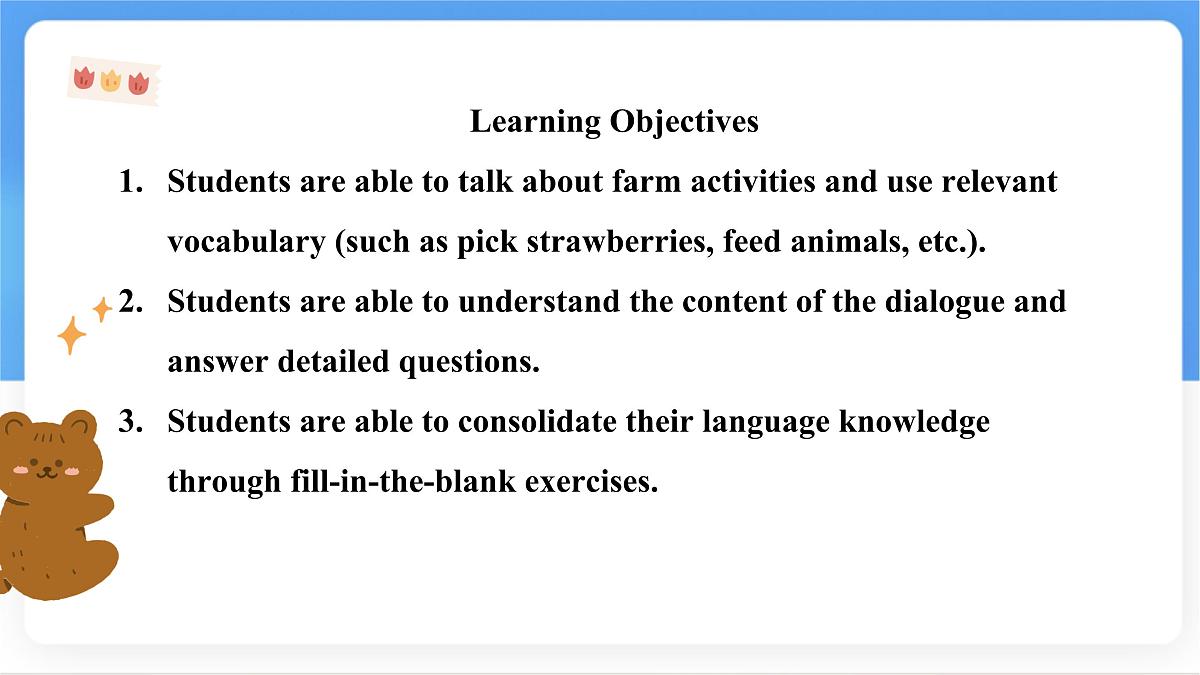 Unit 3 Lesson 2 A visit to a farm 课件 英语冀教版（2024）七年级下册第2页