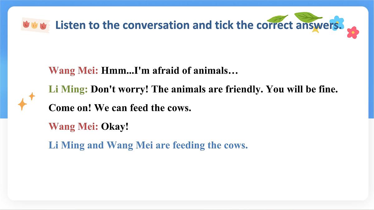 Unit 3 Lesson 2 A visit to a farm 课件 英语冀教版（2024）七年级下册第6页