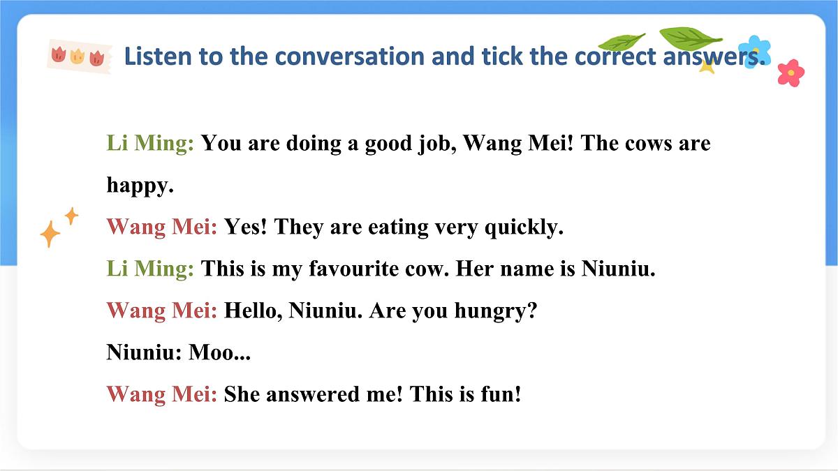 Unit 3 Lesson 2 A visit to a farm 课件 英语冀教版（2024）七年级下册第7页