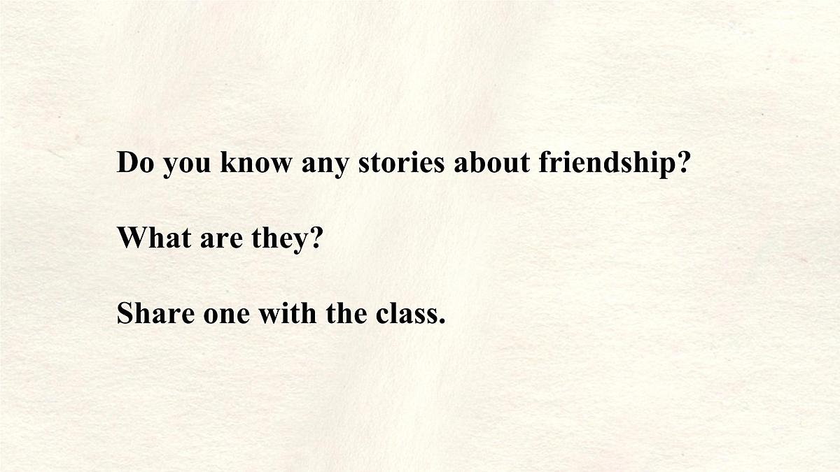 Unit 4 My friends Lesson 2 A story of friendship课件-2024-2025学年冀教版七年级英语下册第6页