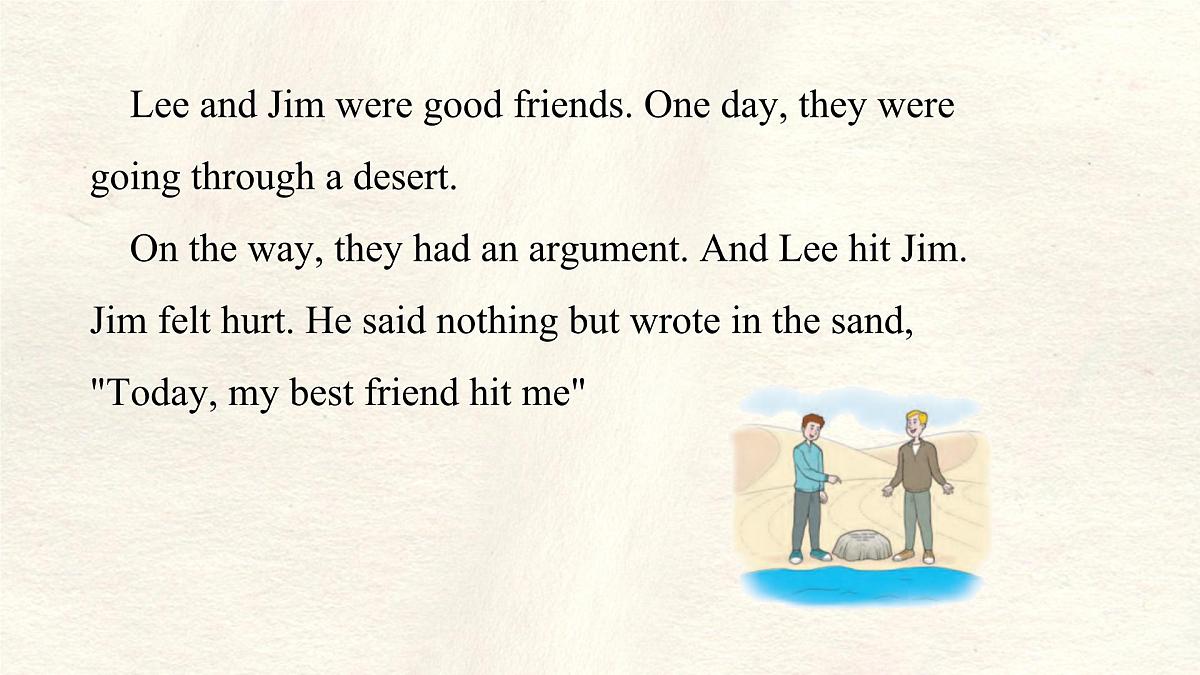 Unit 4 My friends Lesson 2 A story of friendship课件-2024-2025学年冀教版七年级英语下册第8页