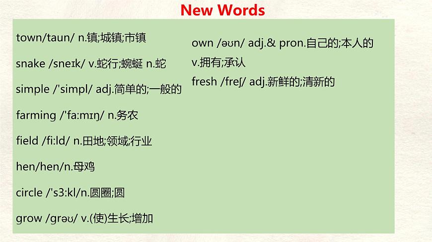 Unit 5 Lesson 3  My hometown-（同步课件） 英语冀教版（2024）七年级下册第6页
