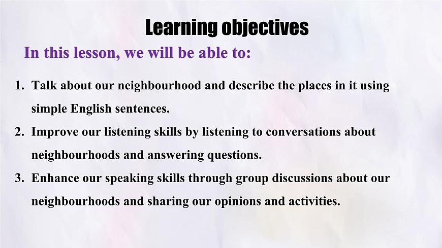 Unit 5 Our neighbourhood Lesson 1 My neighbourhood课件 英语冀教版（2024）七年级下册第2页