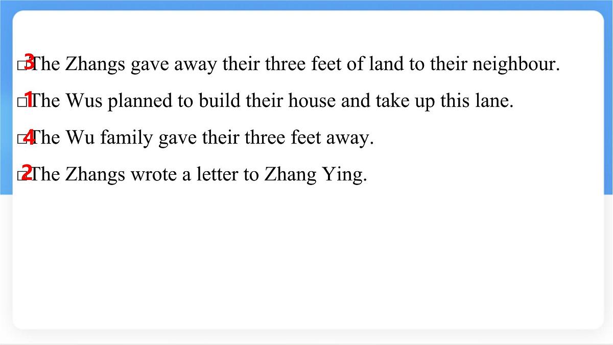 Unit 5 The six-foot lane（同步课件) 英语冀教版（2024）七年级下册第6页