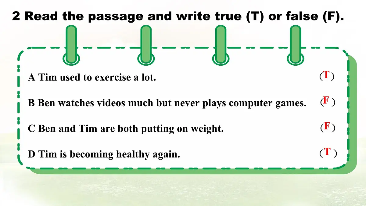 Unit 7 Lesson 2 Exercising more课件 英语冀教版（2024）七年级下册第5页