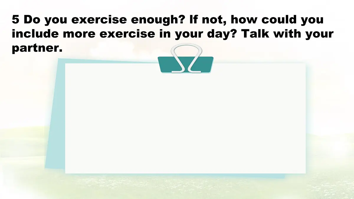 Unit 7 Lesson 2 Exercising more课件 英语冀教版（2024）七年级下册第8页