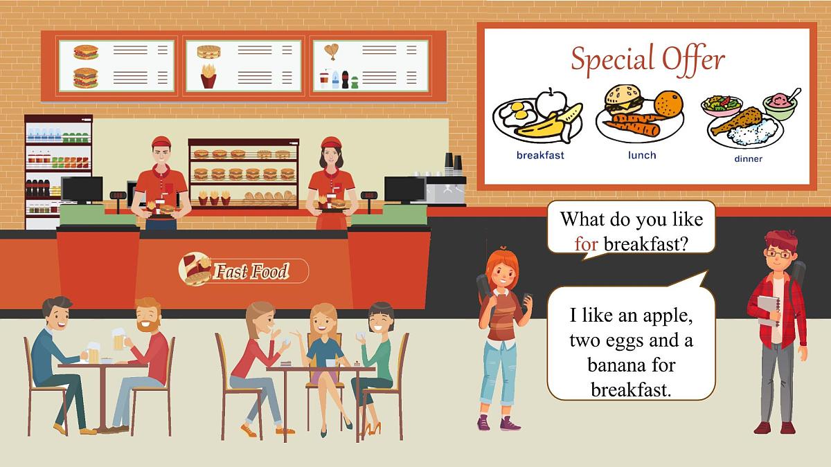Unit 7 Ways to be healthy Lesson 1 You are what you eat! 课件 英语冀教版（2024）七年级下册第8页