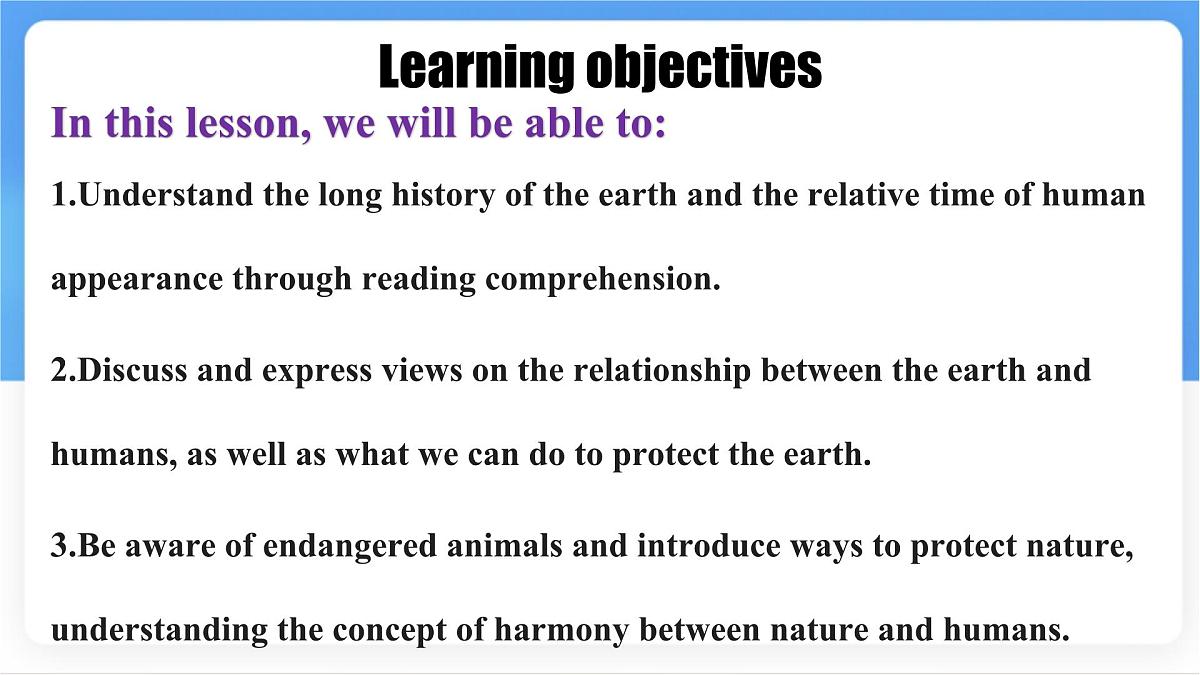 Unit 8 Understanding cultures Time on the earth.课件 英语冀教版（2024）七年级下册第2页