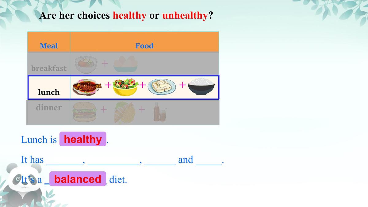 Unit4 Eat Well Section B (1a-1d) 课件 2024-2025学年人教版七年级英语下册第6页