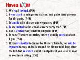 《Module 6   Eating together Unit 3  Language in use》課件 外研版英語(yǔ)九年級(jí)下冊(cè)