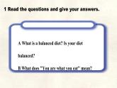 Unit 7 Lesson 1 You are what you eat！課件 英語冀教版（2024）七年級下冊