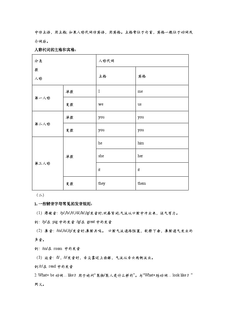 暑假预习第三讲：Unit3 Welcome to our school知识大盘点+题目+答案 -2025-2026学年译林版（2024）七年级英语上册第2页