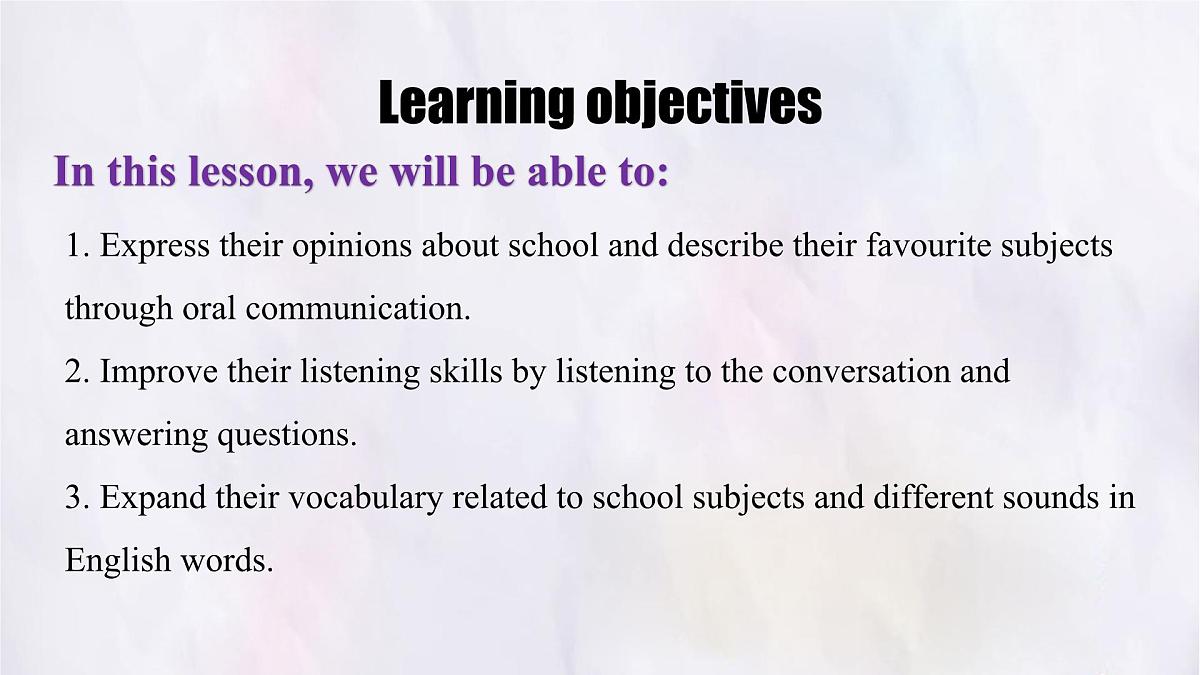 Unit 2 School life Lesson 1 How is school going 课件 英语冀教版（2024）七年级下册第2页