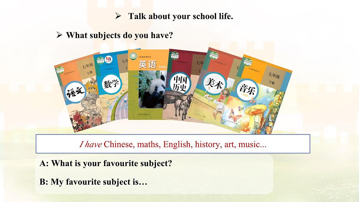 Unit 2 Schoolool life Lesson 1 How is school going课件 英语冀教版（2024）七年级下册第4页