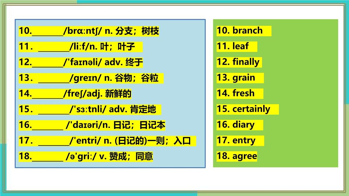 Unit+7+单元综合复习课件 2025学年七年级英语下册人教版第7页
