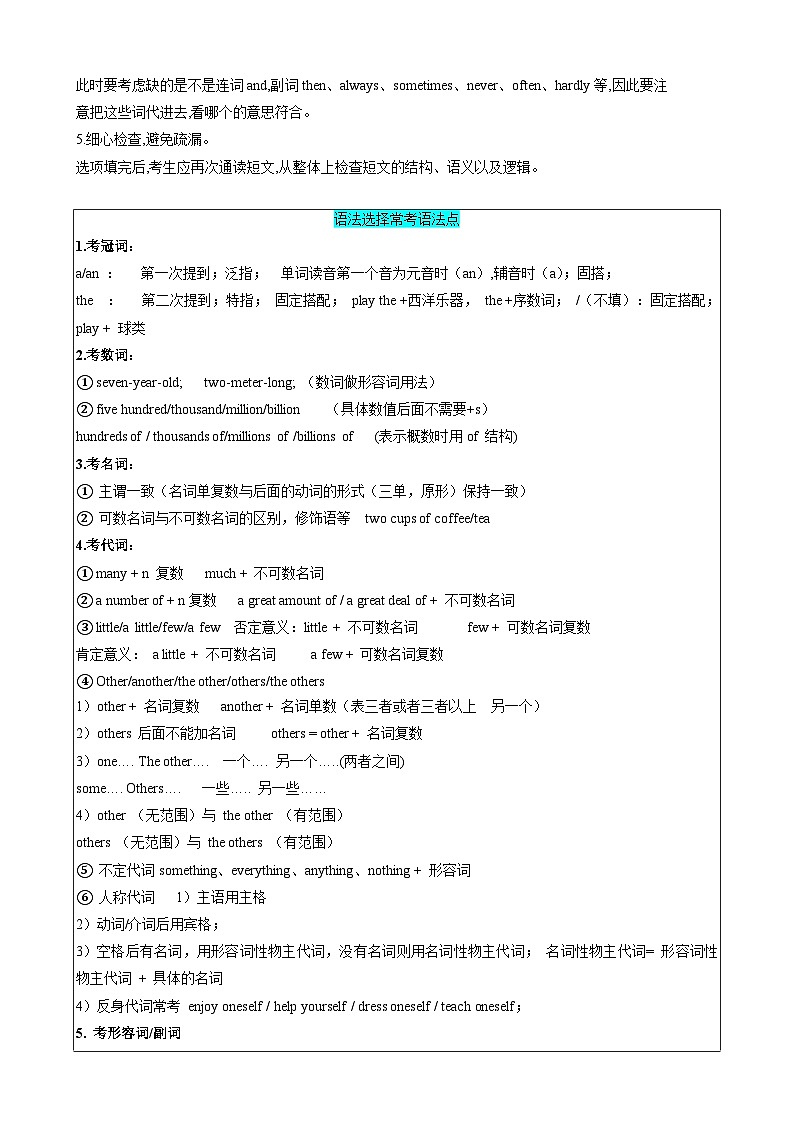 2025中考英语解题技巧（全国通用）专题11.语法选择解题技巧（教师版）第2页