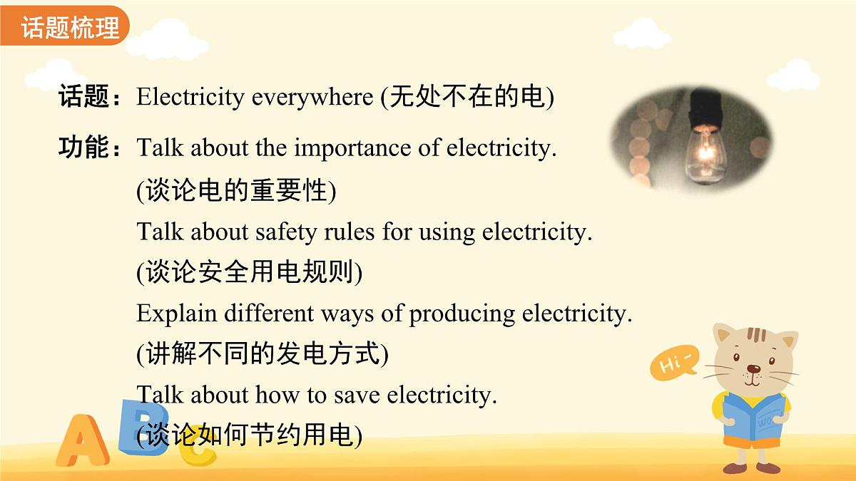 Unit 6 Electricity everywhere单元复习课件 英语沪教版（2024）七年级下册第六单元第5页