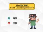 Unit 5 Green neighbourhood 重點詞匯拓展（同步課件）-2024-2025學年六年級英語下冊（滬教版五四制2024 ）