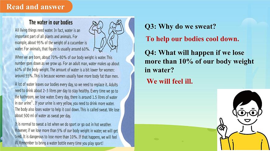 Unit 5Water is life（ Cross-curricular connection）课件 英语沪教版（2024）七年级下册第五单元教案第8页