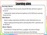 Unit 1 Lesson 6 Marco Polo and the Silk Road課件-七年級英語下冊（冀教版2024）