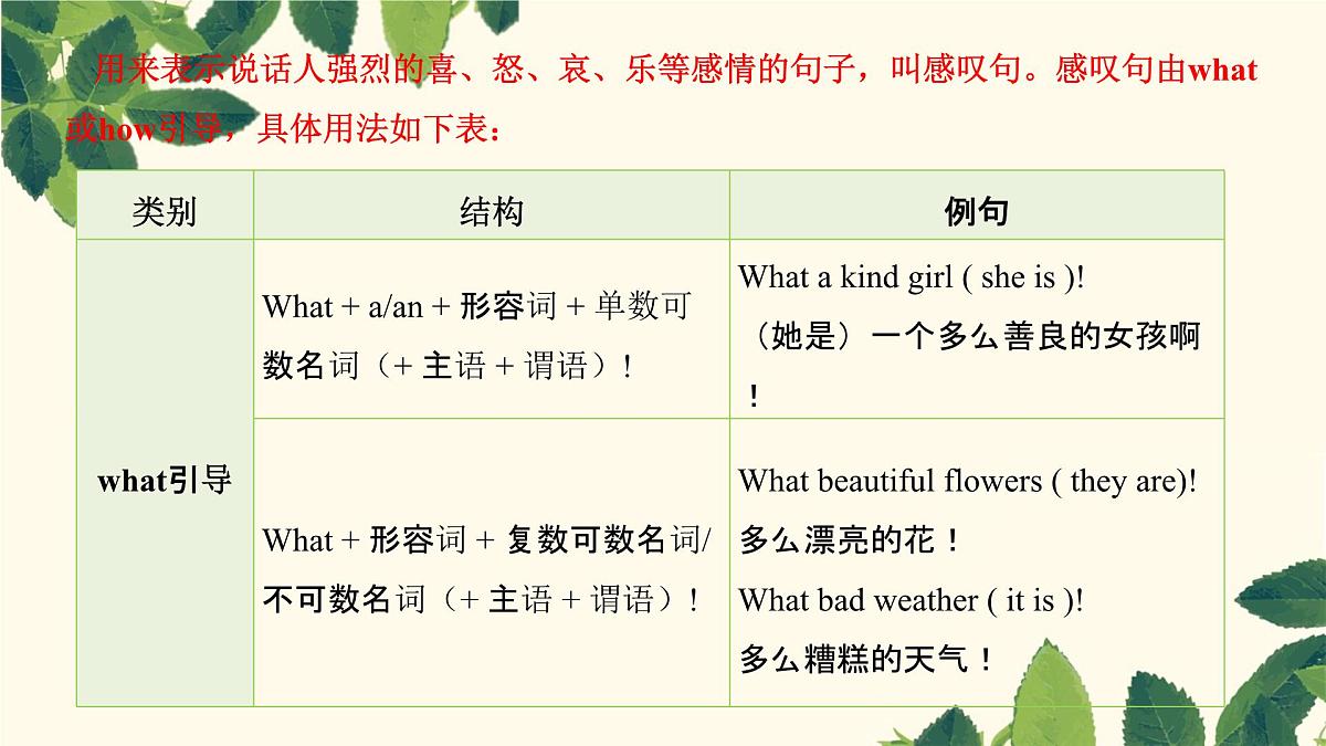 中考英语一轮复习课件：语法 特殊句式第4页