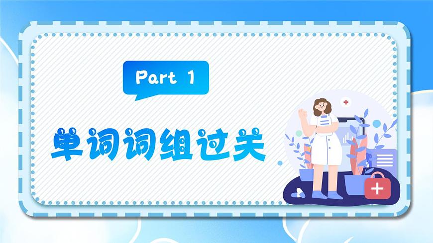 人教版八年级下册复习课件 Unit 1 What's the mattter 复习课件第3页