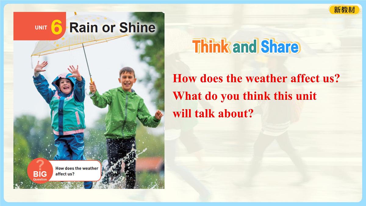 初中英语人教版（2024）七年级下册Unit 6 Rain or Shine Section A 课件第7页