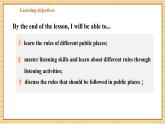 【新教材新課標】仁愛科普版英語七年級下冊Unit11 Rules matter第1課時 Listening & Speaking課件+教學設(shè)計+音視頻