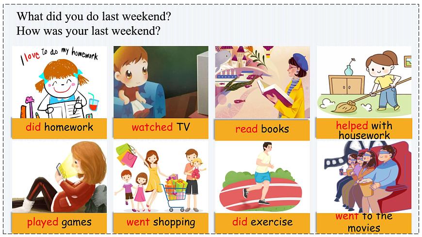 初中英语人教版（2024）七年级下册Unit 7 A Day to Remember Section A 课件第5页