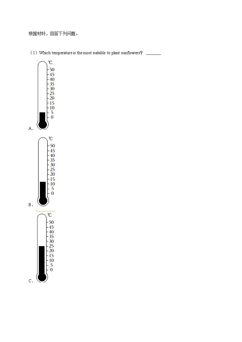 2025年湖北省襄阳市中考英语模拟试卷第3页