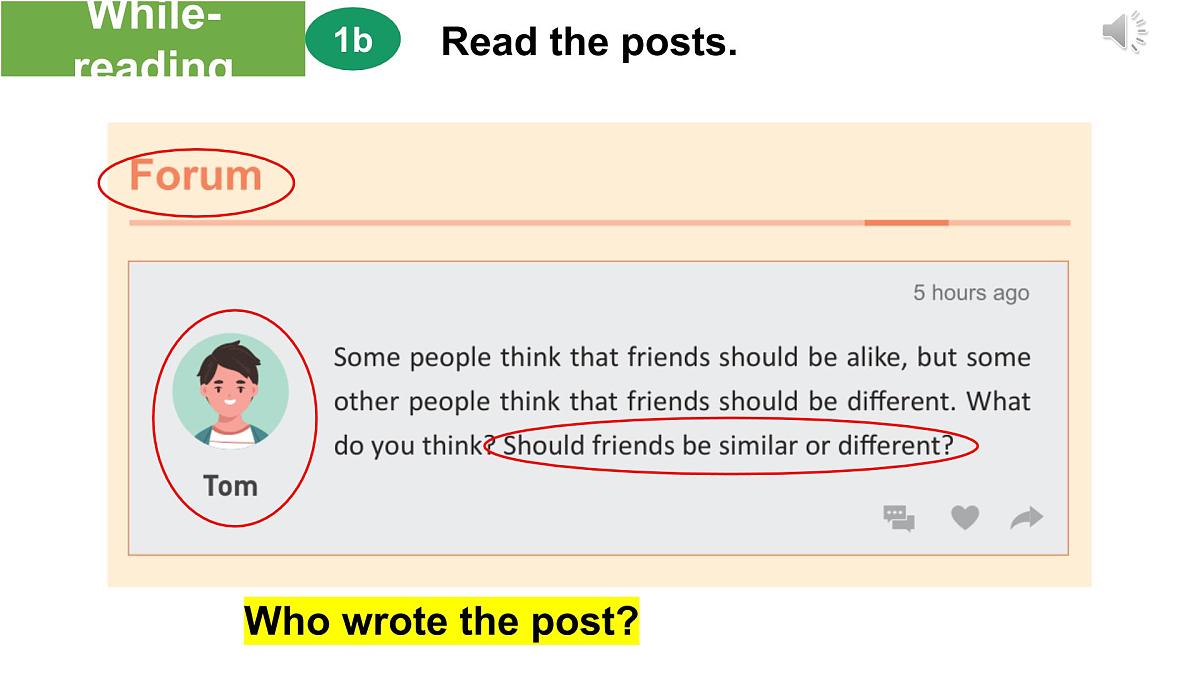 人教版（2024）英语八年级上册Unit 3 Same or Different？ Section B （1a~1d）课件第5页