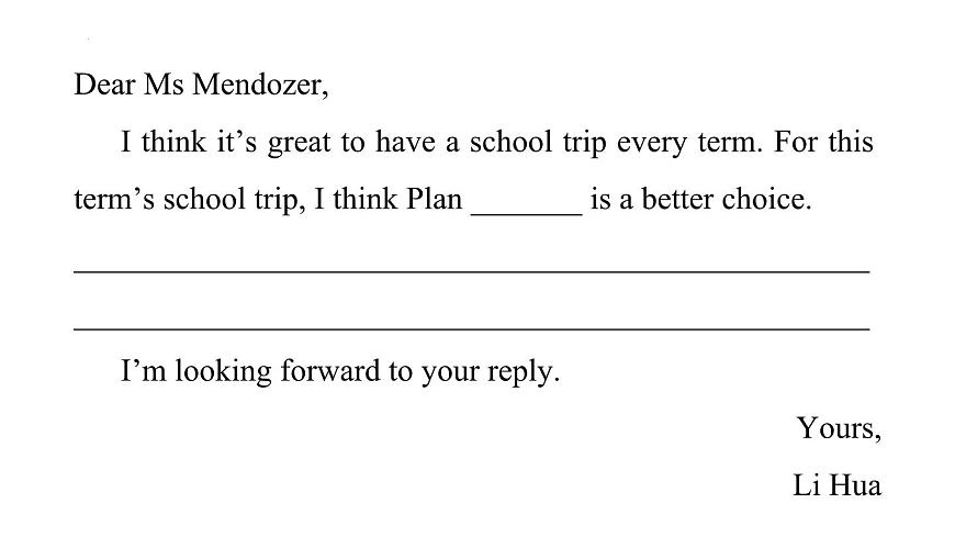 写作提优练-Unit 1 Happy holiday课件-新教材人教版英语八年级上册第5页