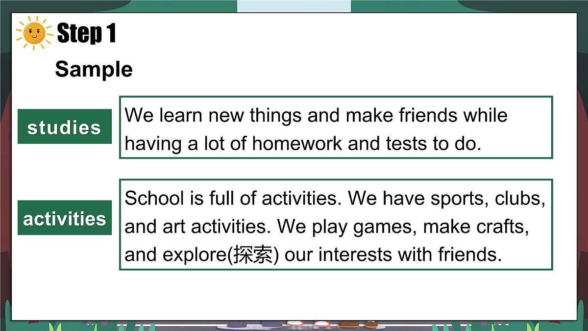 外研版2024七年级上册英语U1 Presenting ideas+Reflection 课件第6页