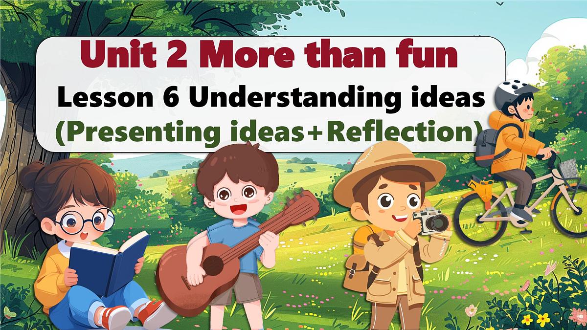 外研版2024七年级上册英语U1第六课时Presenting ideas+Reflection 课件第1页