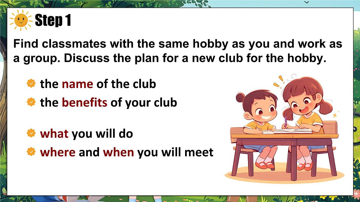 外研版2024七年级上册英语U1第六课时Presenting ideas+Reflection 课件第5页