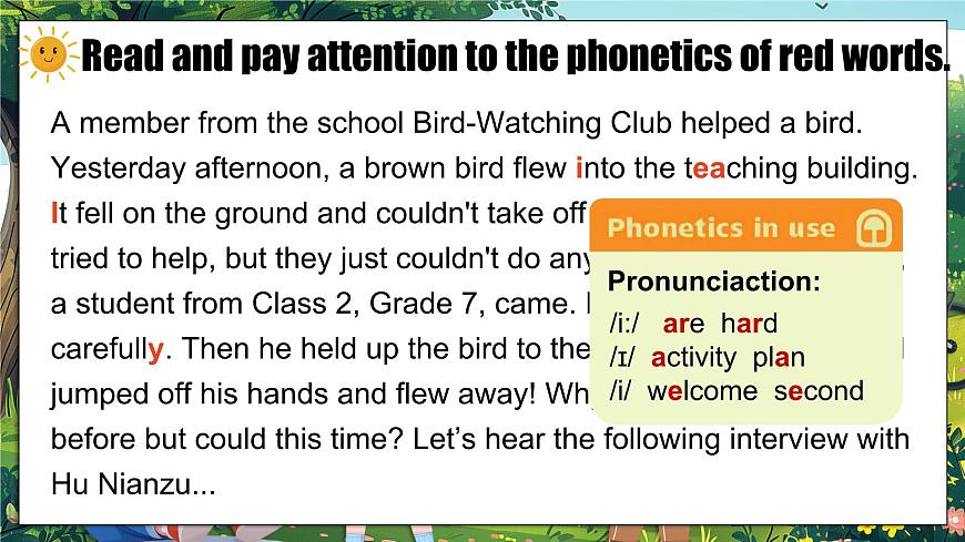 外研版2024七年级上册英语U2第四课时Developing ideas(Listening and speaking) 课件第8页