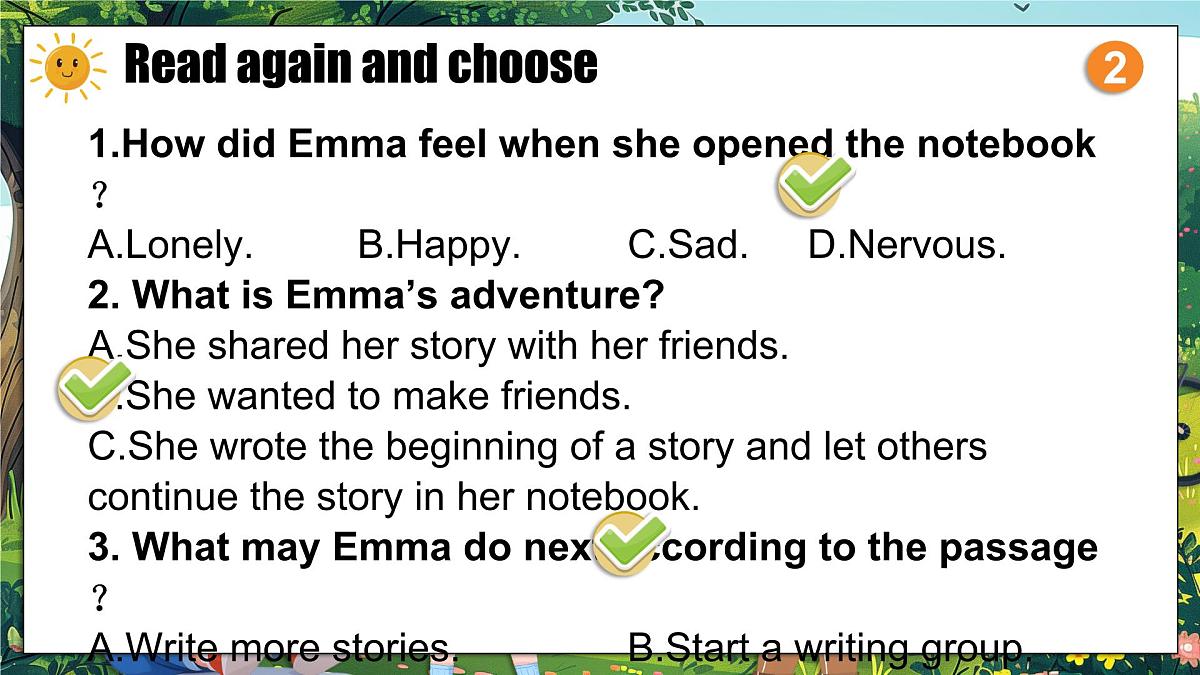 外研版2024七年级上册英语U2第五课时Developing ideas(Reading for writing) 课件第8页