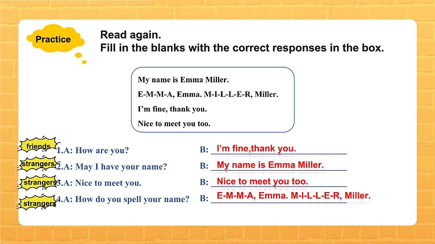 人教2024初中英语七年级上册Starter Unit1Hello!SectionB1a-1d 课件第8页